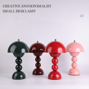 Nordic LED table lamp with top touch switch bedroom bedside flower bud desk lamp living room dining table decoration LED light