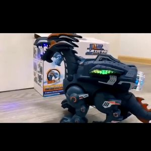 Semprotkan Mainan Dinosaurus Mekanik Listrik Bisa Berjalan Mainan Dinosaurus Simulasi Hewan Model Pterosaurus Mainan Suara Dan Cahaya Multifungsi