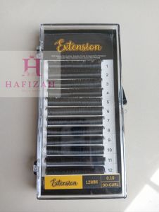 Bulu Mata Extension DD-Curl Waterproof Single 0.07 0.10 Waterproff untuk Tampilan Natural hingga Dramatis