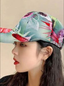 TOPI BASEBALL WANITA BUNGA ABSTRAK RANDOM B-14