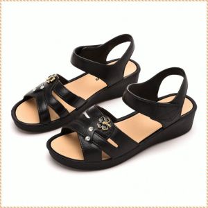 Sports Sandals Increase Womens Sandals Raised Sloping Heel Anti-slip and Wear-resistant Comfort