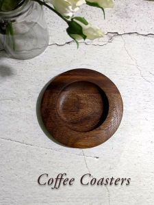 Ghế Đệm Cốc Cà Phê Bằng Gỗ Phong Cách Mỹ Tròn Hình Saucer Đế Cốc Cao Cấp Dùng Trong Nhà Hàng Tây