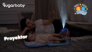 Sugar Baby Day & Nite Piano Playmat Gym Musik Lampu Projector Mainan Anak Bayi Playgym Matras