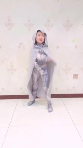 Halloween New Moon Knight Costume cosplay Clothing Bodysuit Digital Printing Hooded Cloak Children