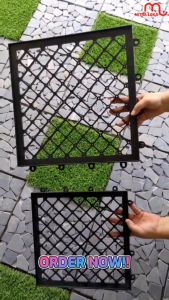 Mitra Loka Parket Lantai Plastik / Alas Lantai Kayu 30cm Dan 40cm