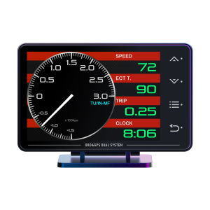 XS Auto OBD2 GPS HUD Head-Up Display EOBD Windshield on-board Computer Speed Turbo Boost Overspeed Alarm Smart Turbocharged