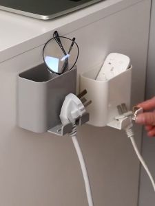 Gantungan Remot & Holder HP Tempel Tembok 2in1