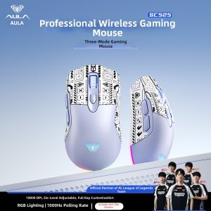 Aula | 3-Mode Wireless Charging Mouse Bluetooth and Wired Office and Gaming
