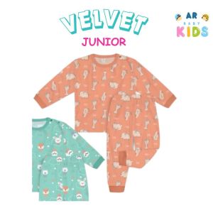 Velvet - Basic - Setelan Baju Panjang Celana Panjang