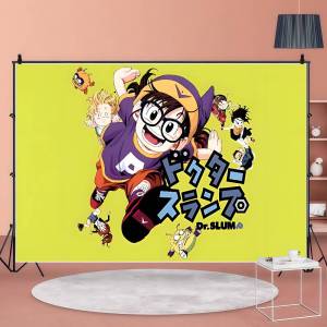 Mesuca | D-Dr Slump Arale Photography Background Party Kids Family Portrait Decor Backdrop Photo Studio