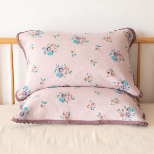 ผ้าห่มหมอนคอตตอนแท้ ป้องกันน้ำมันศีรษะ ป้องกันการลื่น คู่ ผ้าห่มหมอนระดับไฮเอนด์ ผ้าห่มหมอนคอตตอนแท้แบบใหม่ปี 2024