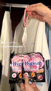 Túi thơm quần áo Hygiene hương hoa mẫu đơn Peony Bloom Thái Lan 8g