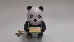 Cute MISCHIEF Music Cat Dog Puppy PANDA Hello Kitty Pikachu MINION STEAL COIN SAVING BOX Coinbox Kids Children Toys Piggy Bank