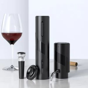 4-Piece Rechargeable Wine Set Gift Box: Essential Tools for Every Wine Enthusiast