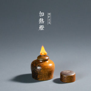 Mini Ceramic Alcohol Lamp Heating Furnace Tea Cooker Portable Ceramics Alcohol Stove Rack Clay Pot Furnace Kungfu Tea Ceremony Accessories