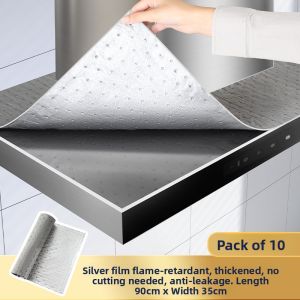 MONLEYTA | Thickened Oil Absorbing Cotton Strip Kitchen Universal Smoke Extractor Top Oil Proof Sticker Grease Pad Easy To Clean Monleyta