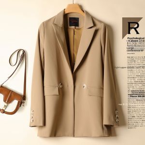 SHEBU | Modern Design Niche White Womens Blazer Autumn