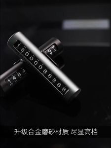 Bảng số điện thoại đỗ xe ô tô có con lăn di chuyển số sáng tạo hình thức sang trọng hàng cao cấp
