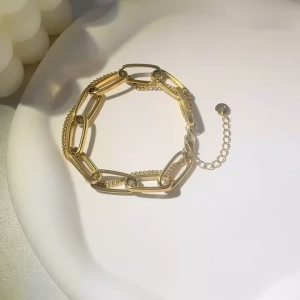 TBK 18K Gold Adjustable Bracelet Accessories for Women Hypoallergenic 988b