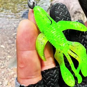 Bộ Mồi Mềm PROBEROS Crawfish - 8/10 Cái Mồi Tôm Silicon Nhân Tạo Cho Cá Bass Pike Câu Cá Nước Mặn 5cm/7.6cm Wobbers Swimbait