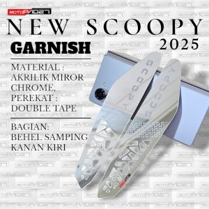 cover garnish honda scoopy 2025 bagian behel belakang