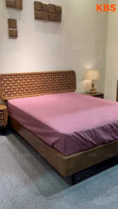 (FREE Installation+Shipping) KBS Genie Full Solid Wood Bed  / Katil Kayu Solid / Mid Century Classic / Queen / King