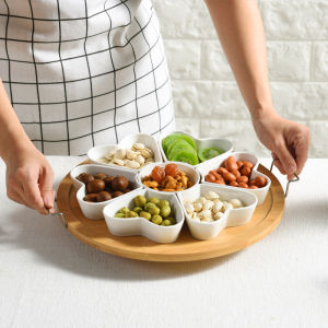Divided Ceramic Serving Platter