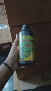(BAYAR DI RUMAH) ZNSO4 GAZA ZINK SULFAT 500ML Obat Hama Cabe Daun Keriting - inteksida Daun Cabe Keriting - Obat keriting daun cabe rawit - Obat Tanaman Cabe Keriting Daun - Obat semprot daun cabe keriting paling ampuh
