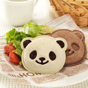 Panda Sandwich Mold Bread Embossing Mold Toast Breakfast DIY Love Bento Pocket Bread Making Tools