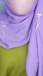 Bros / Hijab / Dagu / bros premium / bros dagu Elegan / Jurai Panjang 82cm 5 Model