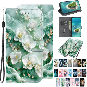 Stand Flip Wallet Case For Motorola Moto Edge 50 60 Fusion 40 50 Neo 50 Ultra 40 50 Pro Flip Painted Pattern Wallet Case