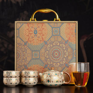 XIANGYE | Aesthetic Gifted Teaware Set For Tea Art 1 Pot 4 Cups