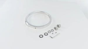 Universal 5.75 /7Inch Aluminum Round Headlight Housing Headlamp Trim Ring Mount Bracket Motorcycles