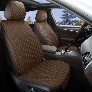 Car Seat Cover Protector Linen Front Rear Back Cushion Protect Pad Mat Backrest for Auto Interior Truck Suv Van