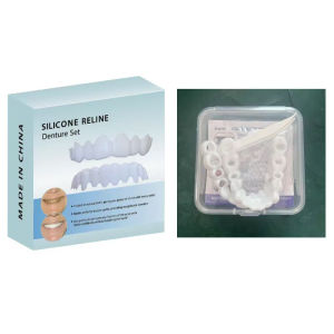 Hot 2025 New Snap Smile Upper Lower False Teeth Cover Perfect Smile Veneers Comfort Fit Flex Denture Braces with tweezers