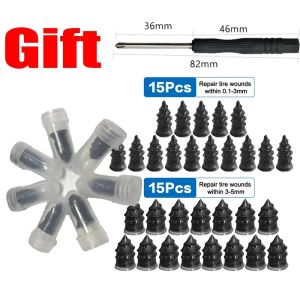Car Vacuum Puncture Nails Rubbers Tapping Screws for Automotive Motorcycle Truck Bus and Agricultural Tyre Patching