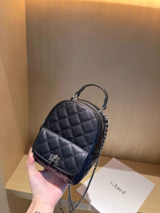 Mini Quilted Chain Stylish Womens Backpack