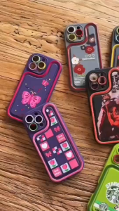 Ins Style Denim Embroidery Colorful Suitable runway design case for iPhone 12 pro max 13 14 15 ProMax 16 pro max x xs xr 16e se4