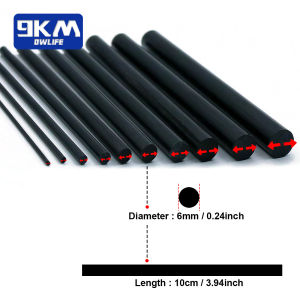 9KM DWLIFE | Bộ Dụng Cụ Sửa Cần Câu Cá Bằng Sợi Carbon 3 Món Chỉ Quấn Màu Đen Dùng Cho Cần Câu Nước Mặn Nước Ngọt Cần Câu Spinning Casting Xây Dựng Cần Câu Câu Cá Biển Đá Bãi Biển