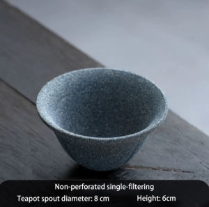 Heat Resistant Ceramic Microporous Filter Tea Strainer Set Multifunctional Coffee Filter Cup Suitable for Brewing Tea and Coffee
