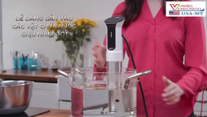 Máy nấu chậm Sous Vide dùng cho gia đình nhà hàng thương hiệu Vesta Precision SV82 điều khiển qua apps - Bảo Hành 1 Năm