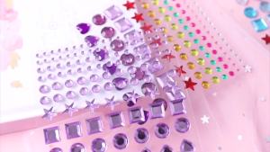 VEDO 💕COD Stiker Kristal Bintang Sticker Crystal Star Heart Hiasan Sticker Timbul DIY Stiker DIY Timbul Motif PERMATA Perhiasan Dekorasi Sticker Diamond Cantik