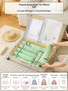 SIVASS | Vacuum Compression Travel Bag for Luggage Clothes and Down Jackets