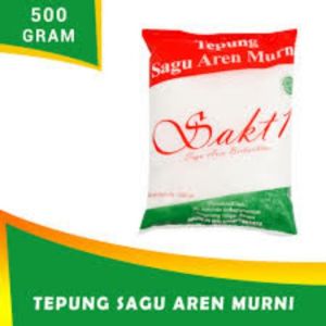 Tepung sagu aren murni merk Sakti 500gr