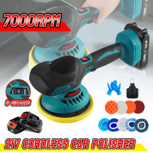 Fast delivery🚚Cordless Polisher 21v 6inch Cordless Car Polisher for makita Electric Polisher Machine Multiple accessories Waxing Machine rechargeable Wireless Automobile Car Polishing Sealing Glaze Machine For Makita 18v Battery