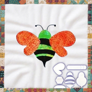 YOMDID 9pcs Bee-Patterned Transparent PET Quilting Templates DIY Bee-Inspired Sewing Ruler Template for Bee Design and Crafts