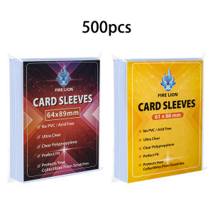 61x88mm/64x89mm Premium Clear Card Protectors Sleeves For Card Game Top Loader Fit For Magic/YGO/PKM/MTG Cards
