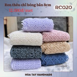 Ren Thêu Chỉ Bóng Bản 8cm RC020