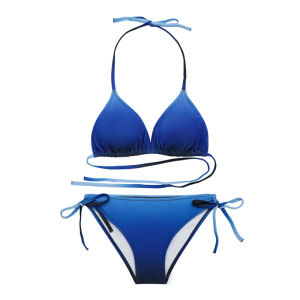 NUOXIAOJIE | Slimming Blue Gradient Bikini No Steel Support