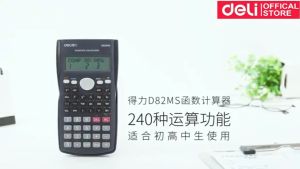 Deli Scientific Calculator for Student Engineering Scientific Calculator School Supplies D82MS